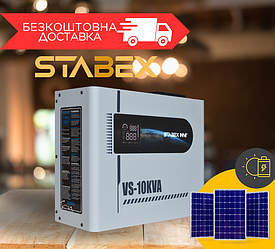 Стабілізатор напруги Stabex VS-10KVA, 10 кВт, симісторний, 16 ключів, підходить для сонячних інверторів