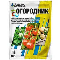 Досходовий гербіцид Огородник селективної дії від однорічних дводольних та злакових бур’янів на посівах 20г
