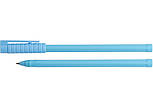 Ручка кулькова OPTIMA HYPE 0,7 mm. Корпус асорті пастель, пише синім, фото 5