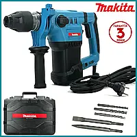 Перфоратор бочковый Makita HR 3000 C 1850 Вт 7,5 Дж ударный для бетона и кирпича брендовый качественный