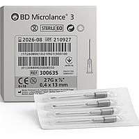 Голка ін'єкційна BD Microlance 27G 0.4 x 13 mm