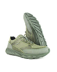 Тактичні кросівки із натуральної шкіри 1-2130 зелені 40-46р