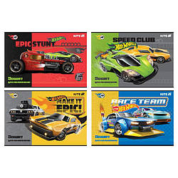 Зошит для малювання Kite Hot Wheels HW25-243, 12 аркушів