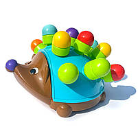 Дитяча гра Логічний їжак 12 голочок цифри 19*15*9см (2152), фото 2