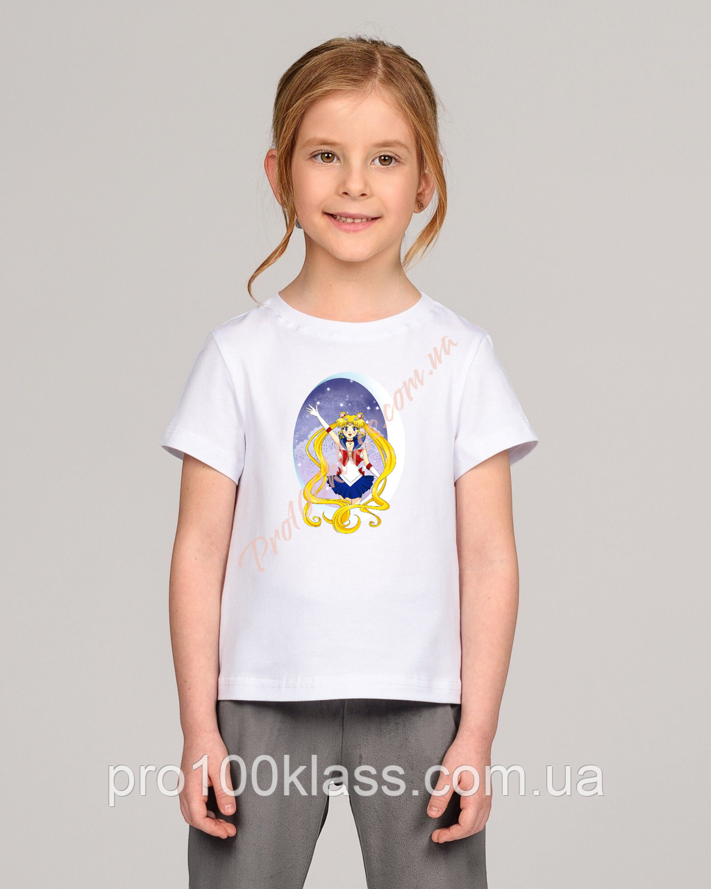 Футболка дитяча підліткова Sailor Moon Сейлор Мун, фото 1