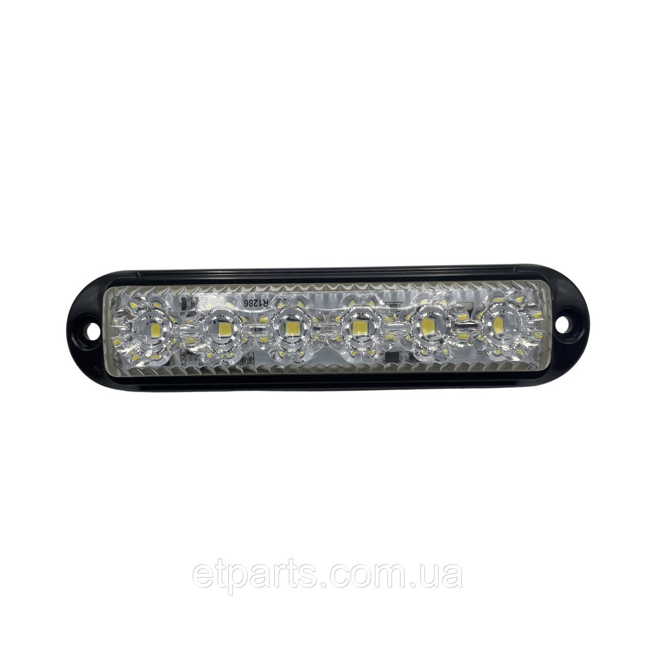 Габарит з функцією стробоскоп-мигалки 6 LED 12-24В Білий