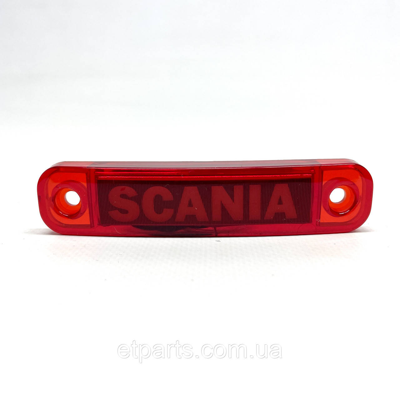 Габаритний ліхтар світлодіодний червоний 24В з написом Scania