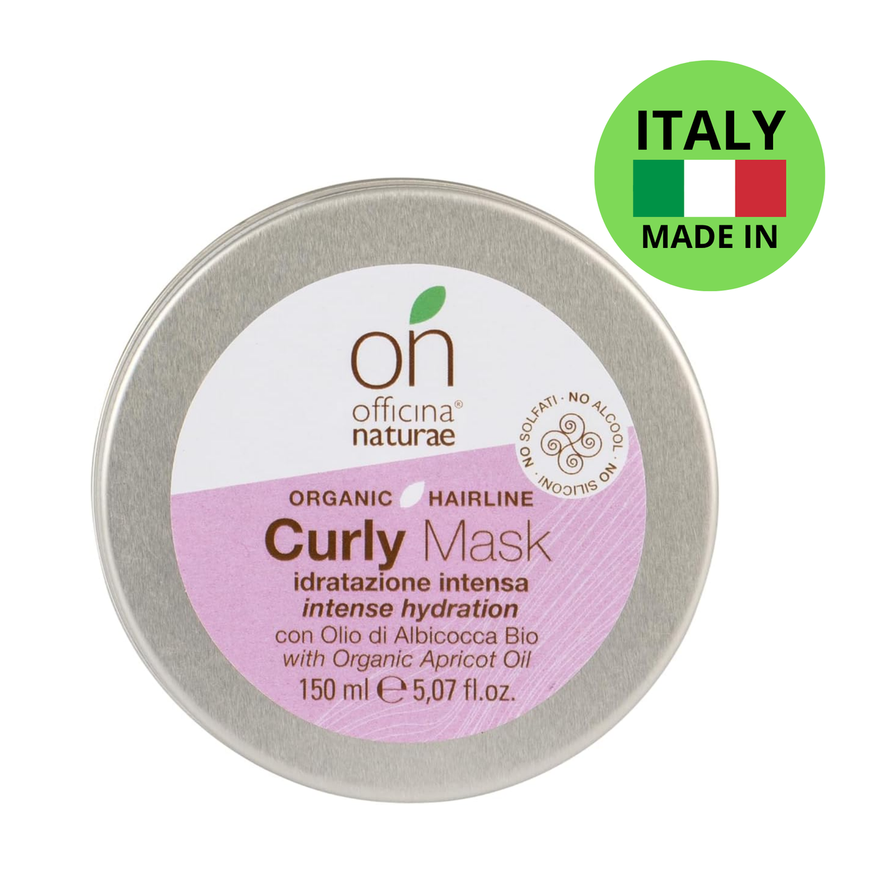 Інтенсивна зволожувальна маска Curly Routine для кучервого волосся Officina Naturae, 150 мл, фото 1