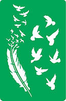 Трафарет самоклейний багаторазовий НБ_6, 10х15см