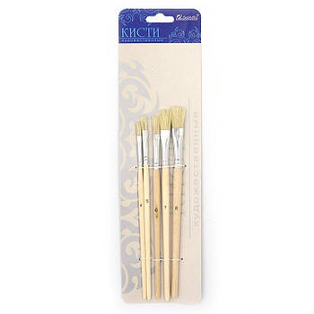 Набір пензлів Щетина (5PCS) 002A G-Rich