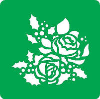 Трафарет самоклейний багаторазовий НГ_56, 10х10см