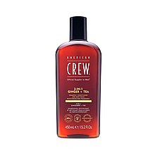 Засіб для догляду за волоссям та тілом 3-в-1 American Crew Ginger+Tea 450 мл