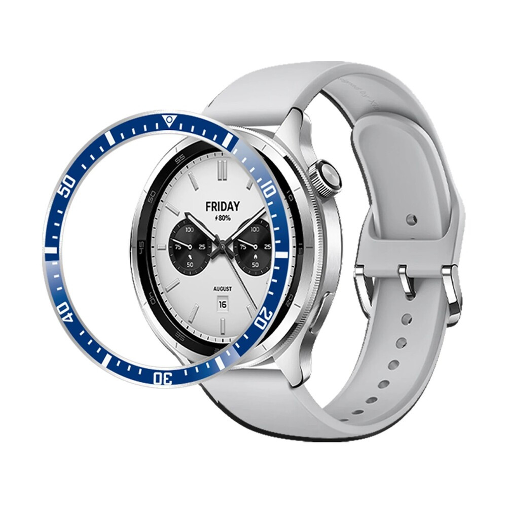 Кільце-накладка безеля для смарт годинника Xiaomi Watch S3/S4 Blue