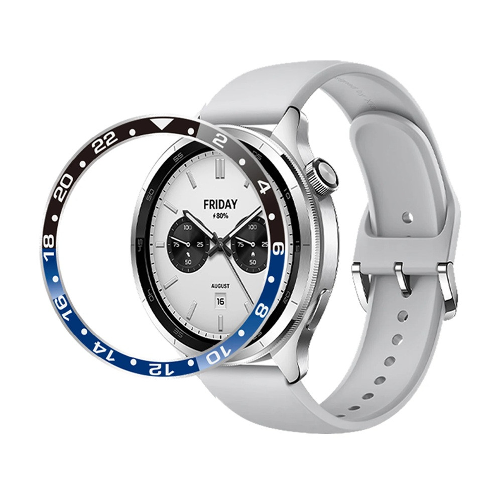 Кільце-накладка безеля для смарт годинника Xiaomi Watch S3/S4 Black-blue