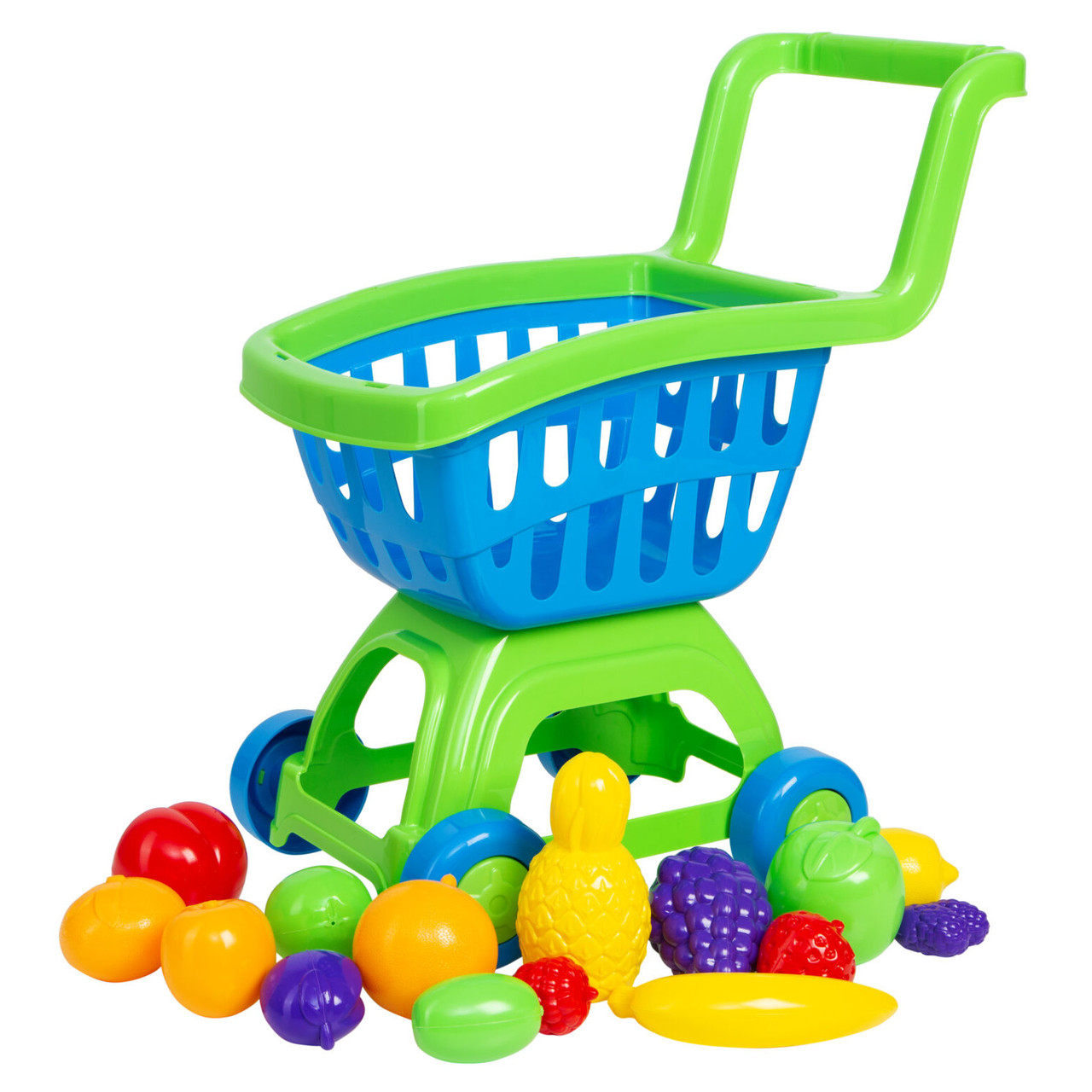 Розвиваючий набір Візок із фруктами (15 фруктів), фото 1