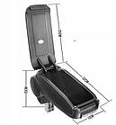 Підлокітник модельний для Renault Duster 2010-2015 В Підсклянник Відкидний (Оригінальний), фото 8