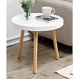 Кавовий столик круглий, фото 7