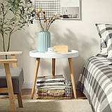 Кавовий столик круглий, фото 8