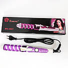Плойка для створення укладання волосся Domotec, Круті плойки для волосся Щипці завивки і об'єму YC-38, фото 2