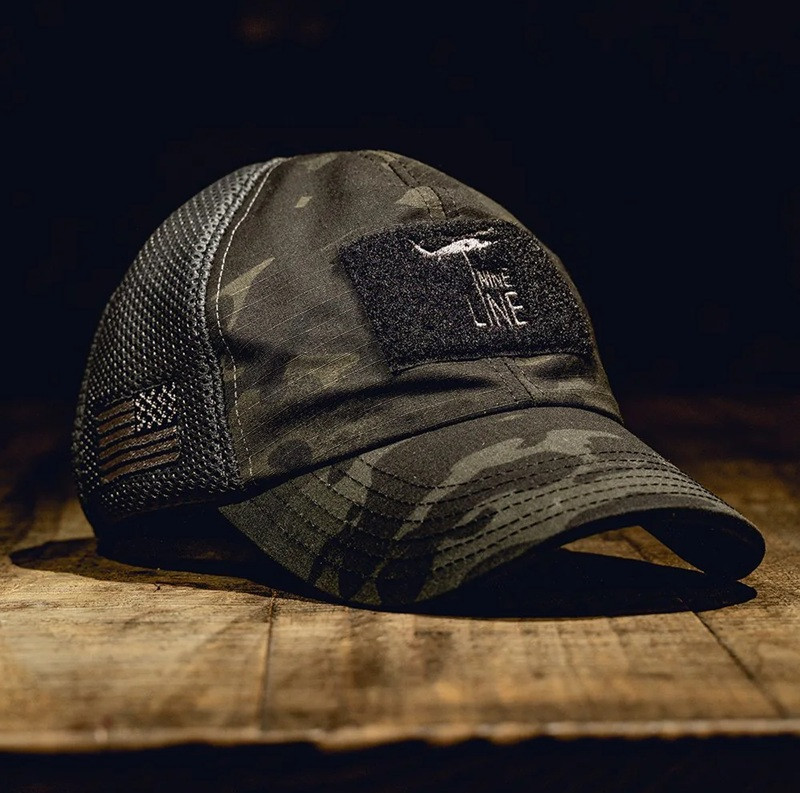 Кепка Nine Line American Made Mesh Back Hat Drop Line Multicam Black