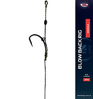 Готовий повідець із кільцем W4C BLOW BACK RIG, гачок MUGGA No 4