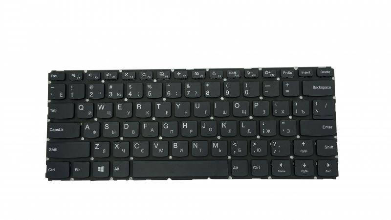 Клавіатура для ноутбука Lenovo IdeaPad (310-14IAP, 310-14IKB, 310-14ISK, V510-14ikb) Black, (No Frame) RU, фото 1