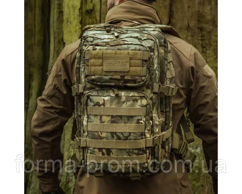 Рюкзак Mil-Tec Assault Pack Large 40 л - Arid MC Camo, фото 1