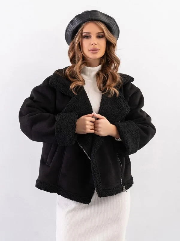 Куртки ISSA PLUS 14272 L чорний, фото 1