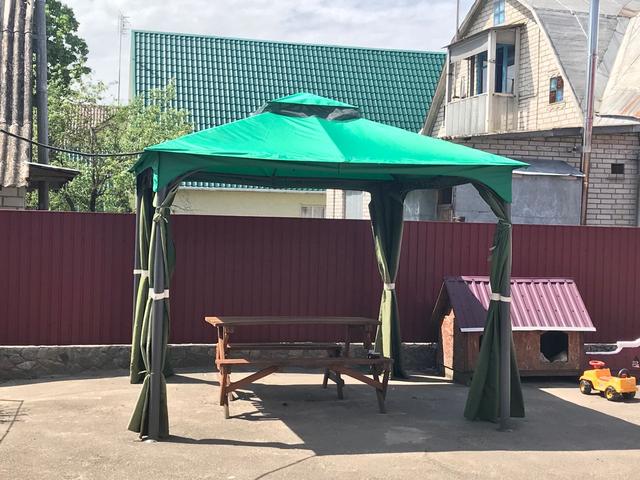 тент на двойний дах садового намету київ