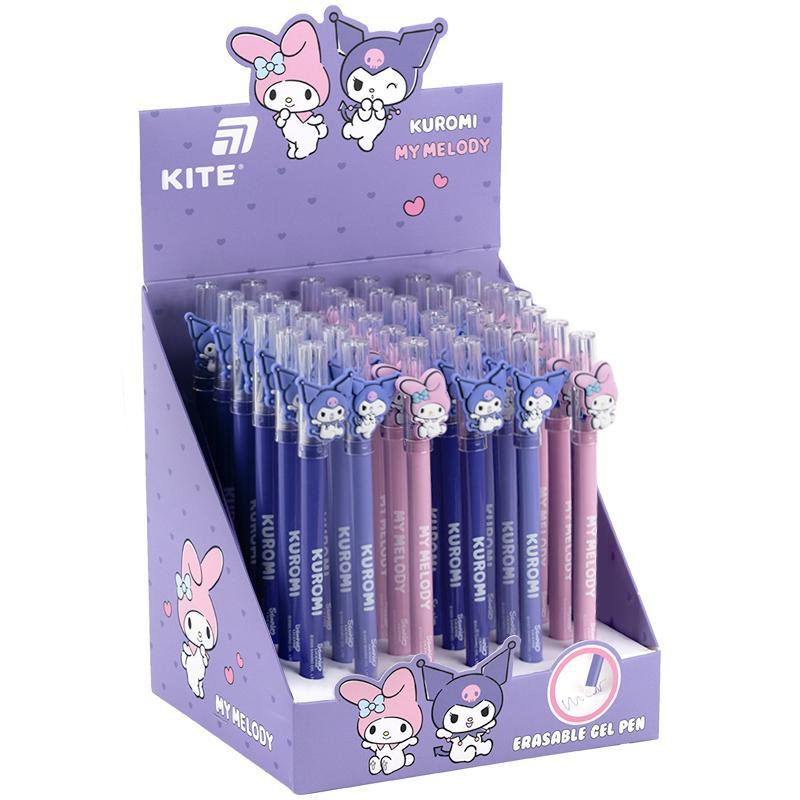 Ручка гелевая «пиши-стирай» Kite Kuromi HK25-352, синяя, фото 1
