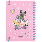 Блокнот на спирали Kite Aggretsuko AR25-190, A5, 80 листов, клетка, фото 3