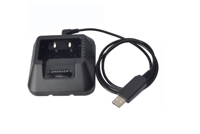 Зарядний пристрій для рації Baofeng UV-5R USB, фото 1