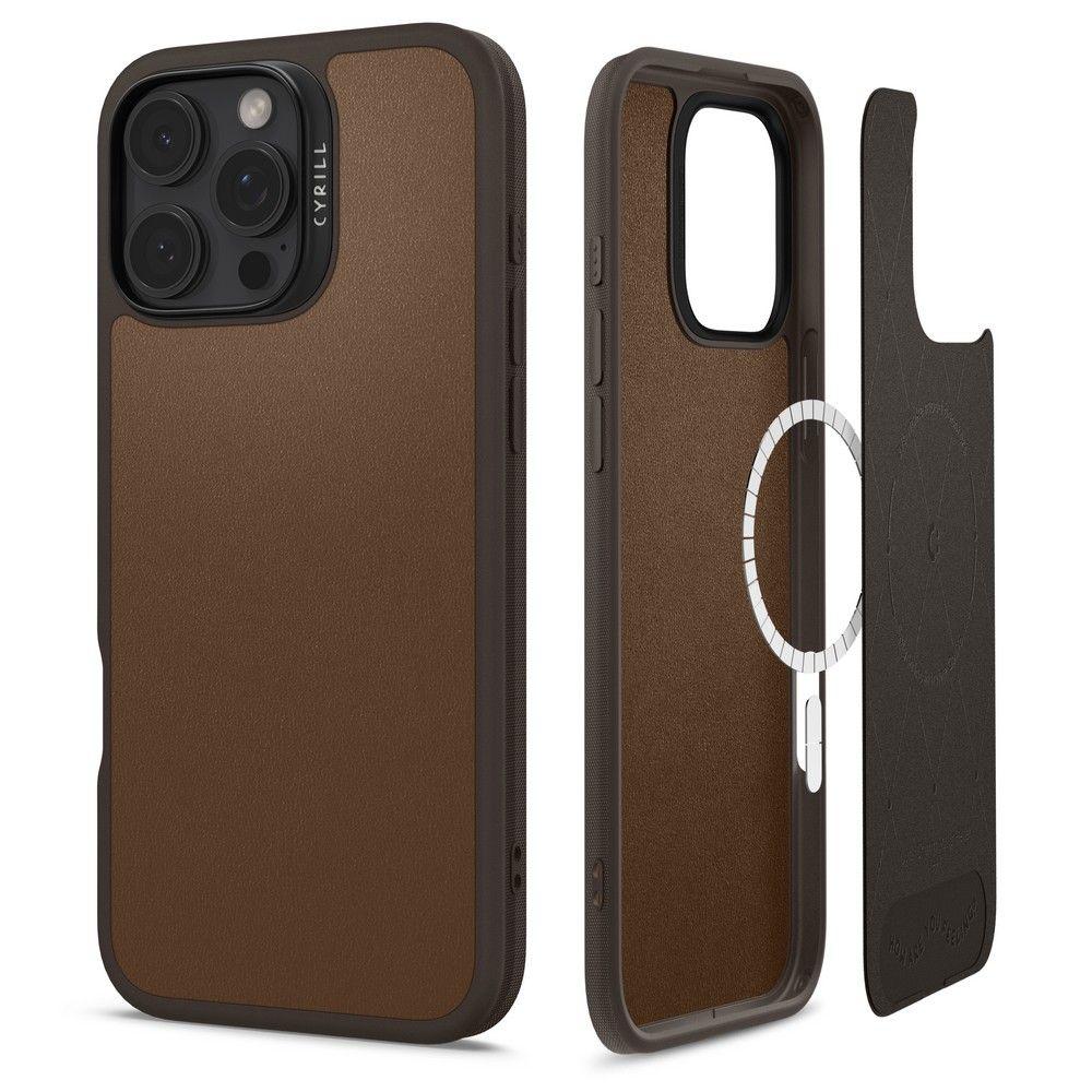 Чохол Cyrill Kajuk Mag до iPhone 16 Pro Max Saddle Brown (ACS08397)