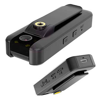 Нагрудна боді-камера з поворотним об'єктивом, S15 / Відеокамера нагрудна / Нагрудний відеореєстратор