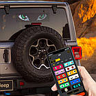 Гнучка LED панель для авто (37х9см) + пульт, з Bluetooth, від USB / Світлодіодна панель на скло авто, фото 2