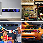 Гнучка LED панель для авто (37х9см) + пульт, з Bluetooth, від USB / Світлодіодна панель на скло авто, фото 7