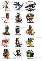 Цукрова картинка №2 італійські меми на торт для торта харчовий друк їстівний папір фотодрук