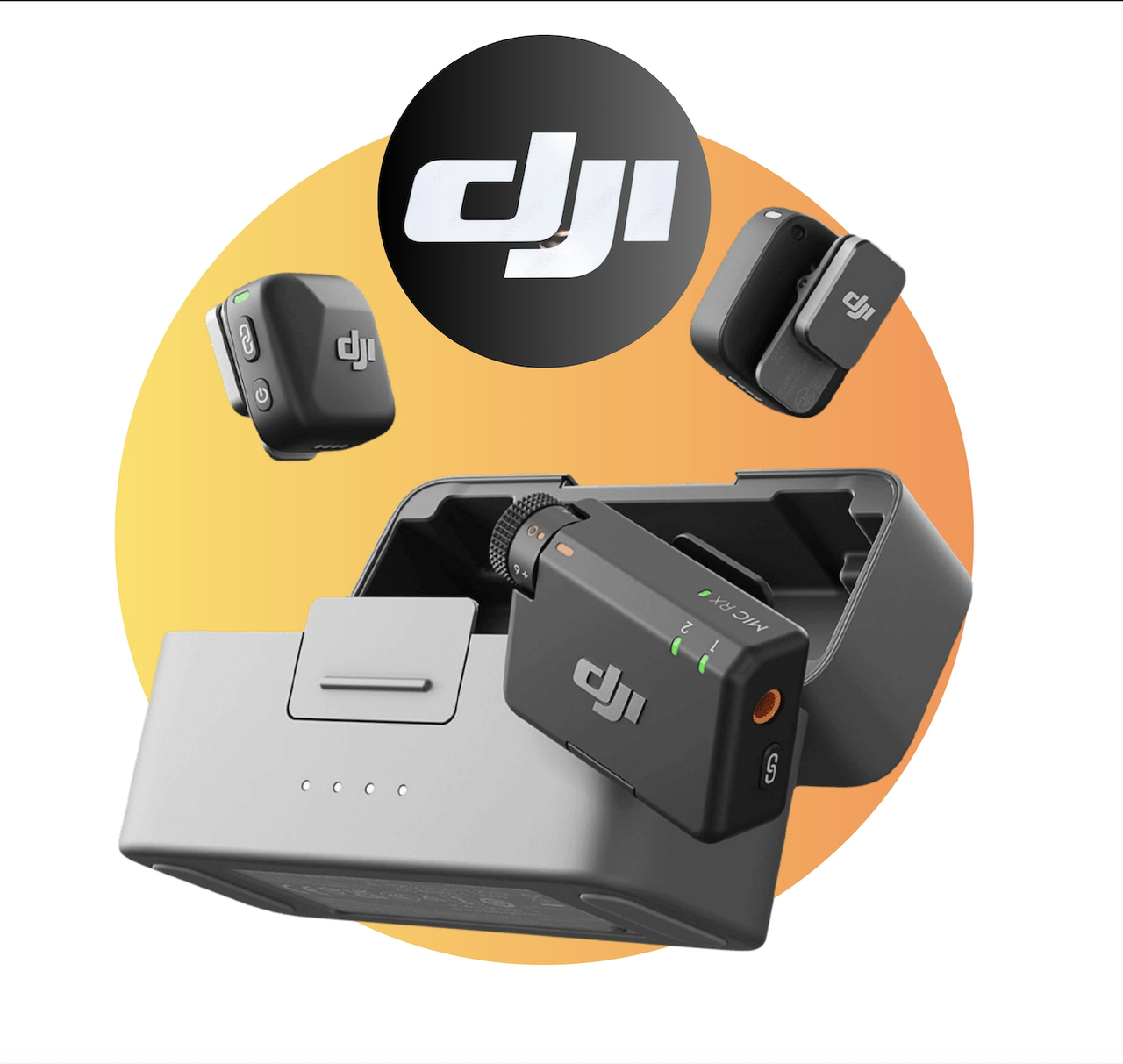 Мікрофон DJI Mic Mini бездротова система (2TX + 1RX + Charging Case)