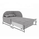 Дитяче крісло ліжко Ріо, розкладний кутовий диван Rio для дітей комплект з шухлядою 1700х800, фото 3