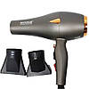 Фен для волосся + 2 насадки, 4000 Вт, MZ-9951 / Професійний фен для сушки волосся / Фен з холодним обдувом, фото 6