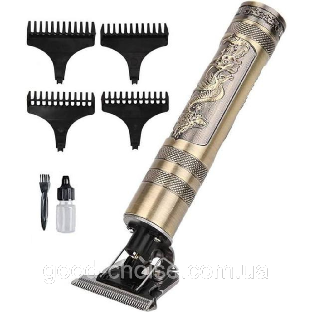 Акумуляторна машинка для стрижки 600 mAh, SK-LF-9967 / Тример для волосся та бороди / Портативна машинка, фото 1