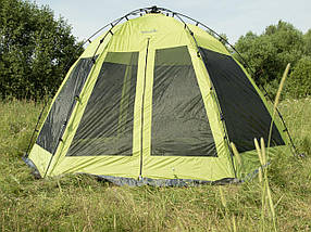 Шатро Norfin Lund | Напівавтоматичний каркасний тент-намет, надійний захист від сонця та комах під час відпочинку на природі, фото 2