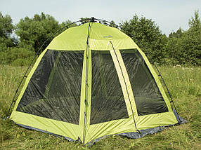 Шатро Norfin Lund | Напівавтоматичний каркасний тент-намет, надійний захист від сонця та комах під час відпочинку на природі, фото 3