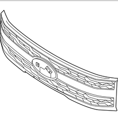 Решітка радіатора СІРО-ІОННИЙ ГЕОМЕТРІК Ford F-150 Lightning (22-) NL3Z-8200-CB