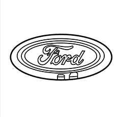 Значок / емблема решітки радіатора Ford F-150 Lightning (22-) ML3Z-8213-F