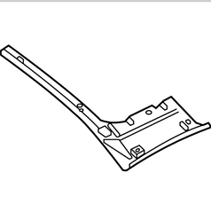 Накладка права панель решітки радіатора Ford F-150 Lightning (22-) NL3Z-2616D670-B