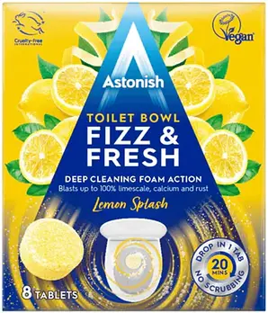 Таблетки для чищення унітазу - Astonish - Toilet Bowl Cleaner Lemon - 8 шт