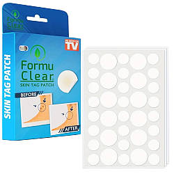 Пластир від папілом та бородавок, 30 шт / Набір пластирів проти бородавок / Точкові патчі від папілом