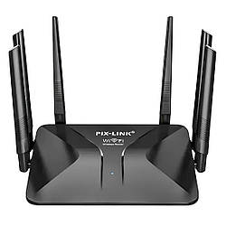 WiFi роутер на 6 антен, 300 Мбіт/с, PIX-LINK LV WR50Q / Роутер модем / Маршрутизатор / Роутер для дому
