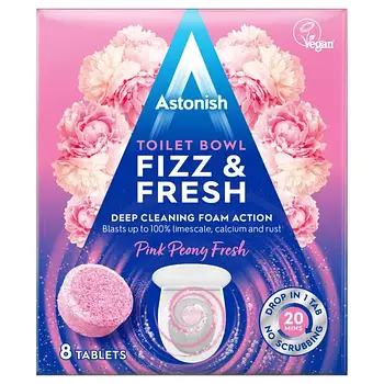 Таблетки для чищення унітазу - Astonish - Toilet Bowl Cleaner Pink - 8 шт
